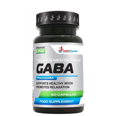 Аминокислота WestPharm Gaba 200 мг 60 капсул
