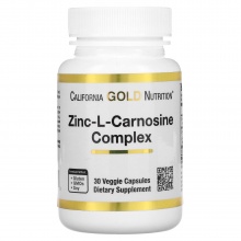  California Gold Nutrition Zinc-L-carnosine Complex 30 