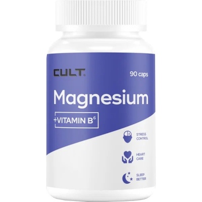 Витамины Cult Magnesium + Vitamin B6 90 капсул