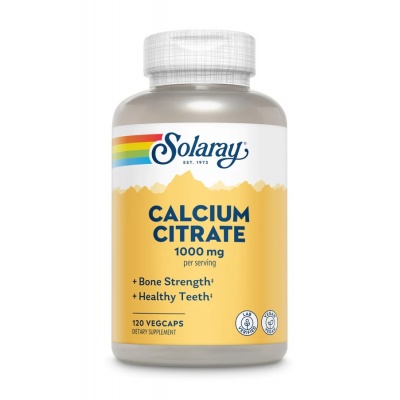 Витамины Solaray Calcium Citrate 1000 мг 120 капсул